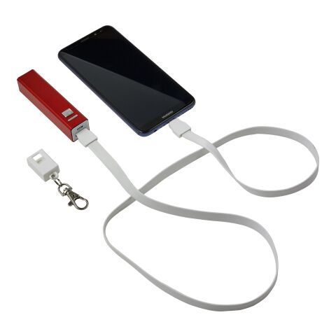 Lanyard TPE con cable cargador blanco | sin montaje de publicidad | no disponible | no disponible