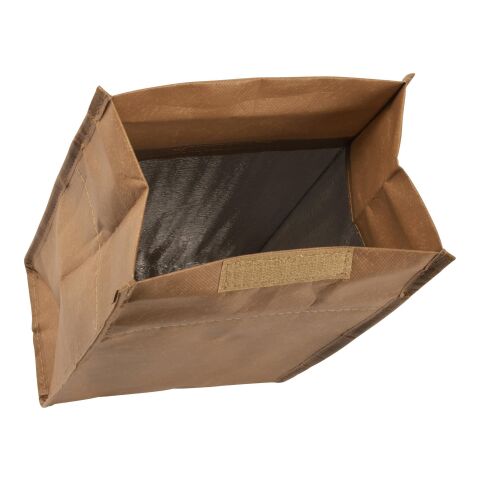 Bolsa nevera laminada marrón | sin montaje de publicidad | no disponible | no disponible