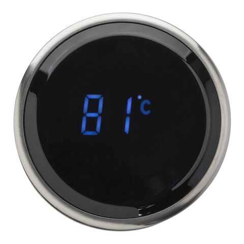 Termo de acero inox. (450 ml) con LED negro | sin montaje de publicidad | no disponible | no disponible