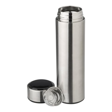 Termo de acero inox. (450 ml) con LED plata | sin montaje de publicidad | no disponible | no disponible