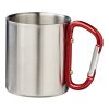 Taza isotérmica con mosquetón "Alps" Rojo