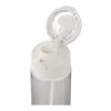 Botella de agua Theron de 700 ml de plástico reciclado RCS con tapa de doble función y pajita abatible blanco