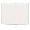 Agenda semanal de 12 meses L horizontal con tapa dura "Moleskine" Estándar | Negro intenso | sin montaje de publicidad | no disponible | no disponible