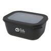 Cuenco multiuso rectangular de 1500&nbsp;ml "Cirqula" Negro intenso