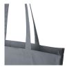 Bolsa Tote algodón reciclado 100% GRS con refuerzos de 270 g/m² "Florida" 14L Estándar | Gris | sin montaje de publicidad | no disponible | no disponible | no disponible
