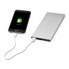 Batería externa de aluminio "Plate" de 8000 mAh Estándar | Plateado | sin montaje de publicidad | no disponible | no disponible