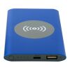 Batería externa inalámbrica tipo C de aluminio reciclado de 4000 mAh "Juice" Azul real