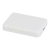 Batería externa inalámbrica magnética de 5000&nbsp;mAh y 15&nbsp;W con PD de 20&nbsp;W fabricada con plástico reciclado "Acrab" Estándar | Blanco | sin montaje de publicidad | no disponible | no disponible