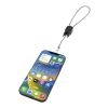 Lanyard de muñeca reciclado Arich RCS con cable de carga tipo C de 20 W integrado Negro