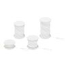 Lámpara de mesa plegable de plástico reciclado Celestia blanco