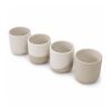 Juego de tazas de café Reclay de 150 ml de Originalhome blanco