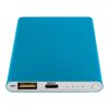Batería externa de aluminio 4000&nbsp;mAh "Pep" Azul claro