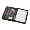 Portafolios A4 con cremallera Ebony Estándar | negro | sin montaje de publicidad | no disponible | no disponible