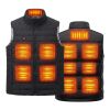SCX.design G03 ThermoVest: chaleco calefactable Negro intenso | L
