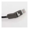 Cable de carga SCX.design C43 de 65 W Negro intenso