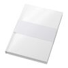 Libreta de tapa dura brillante A5 con 100 hojas "Novella Brontë" Blanco | sin montaje de publicidad | no disponible | no disponible