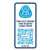 Bidón de agua de 700 ml con tapa de rosca "H2O Active® Eco Tempo" Morado-Carbón | sin montaje de publicidad | no disponible | no disponible