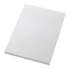 Libreta A5 de tapa blanda con 100 hojas de papel reciclado "Novella Austen" Blanco