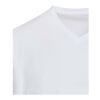 Camiseta orgánica unisex de 200 g/m² con certificado OCS de manga corta y cuello de pico "Balfour" Blanco | XXL