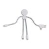 2081 | Xoopar Mr. Bio Charging cable Blanco | sin montaje de publicidad | no disponible | no disponible | no disponible