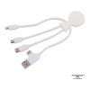 2099 | Xoopar Mr. Bio Smart Charging cable with NFC Blanco | sin montaje de publicidad | no disponible | no disponible | no disponible