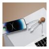 Xoopar Mr. Bio Cork Charging Cable Natural | sin montaje de publicidad | no disponible | no disponible | no disponible