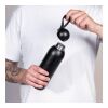 Botella de acero Sagaform Tekla (reciclado) 500 ml Negro