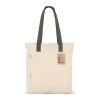 Bolsa carrier Canvas InSideOut Reuuz 33 x 42 x 10 cm Ecru-Verde oliva