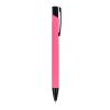 Alicante soft touch R-AL tinta negra Rosa-Negro | Grabado | 90 grados del clip | 87 mm x 8 mm | no disponible