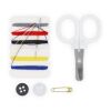 Set de costura y yeso de viaje en caja de PP Blanco