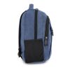 Mochila de lona de algodón reciclado Harper Azúl oscuro | Etiqueta Digital | on the pocket | 140 mm x 140 mm | no disponible