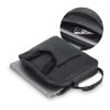 Bolso mensajero para portátil PU SoMa 28 x 38 x 5 cm Negro