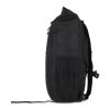 R-PET 600D Rolltop Fahrrad-Rucksack 20L Negro | sin montaje de publicidad | no disponible | no disponible