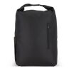 R-PET 600D Mochila con hebilla enrollable 20L Negro | sin montaje de publicidad | no disponible | no disponible