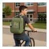 R-PET 600D Mochila con hebilla enrollable 20L Verde oliva | sin montaje de publicidad | no disponible | no disponible