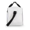 Bolsa deportiva y de viaje R-PET 600D, 48 x 25 x 28 cm, 30 litros Blanco-Negro | sin montaje de publicidad | no disponible | no disponible