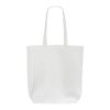 Bolsa algodón orgánico color largo 270g/m² 42x12x43 cm Blanco