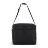 Bolsa térmica con doble compartimento R-PET 600D, 30 x 20 x 25 cm, 15 litros Negro