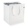 R-PET Bolsa nevera no tejida 33x 25,5 x 37 cm 75 g/m². Blanco | sin montaje de publicidad | no disponible | no disponible