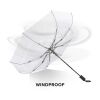 Daintree 190T Pongee 21.5" Paraguas cortaviento plegable Apertura automática Blanco | sin montaje de publicidad | no disponible | no disponible