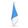 Toalla R-PET de secado rápido 40 × 80 cm con bolsa, sublimación. Azul / Blanco