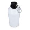 Botella de acero inoxidable reciclado de pared simple, 500 ml. Blanco | sin montaje de publicidad | no disponible | no disponible