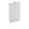 Powerbank 5.000 mAh de bolsillo con cables integrados blanco | sin montaje de publicidad | no disponible | no disponible