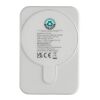 Powerbank Stellar magnético 5000 mAh y 5W plástico reciclado blanco | sin montaje de publicidad | no disponible | no disponible