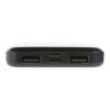 Powerbank inalámbrico de plástico reciclado estándar RCS negro | sin montaje de publicidad | no disponible | no disponible