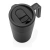 Taza con asa de PP y SS Reciclado GRS negro | sin montaje de publicidad | no disponible | no disponible