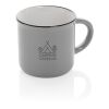 Taza de cerámica vintage gris | sin montaje de publicidad | no disponible | no disponible