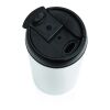 Taza Metro RCS de acero inoxidable reciclado blanco | sin montaje de publicidad | no disponible | no disponible