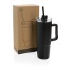Vaso Tana RCS plástico reciclado con asa 900ML negro | sin montaje de publicidad | no disponible | no disponible