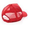Gorra 5 paneles de algodón cepillado 190 gr Impact AWARE ™ rojo | sin montaje de publicidad | no disponible | no disponible | no disponible